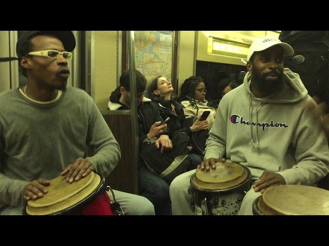 Music in NYC - The Last Drummers on the Subway (April 2018)