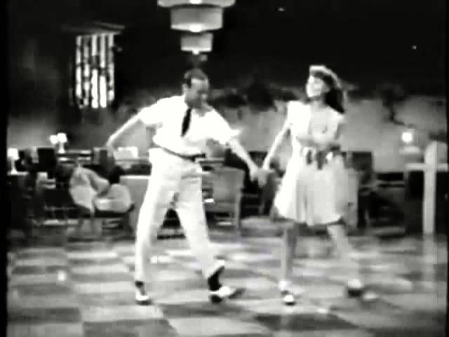 Fred Astaire and Rita Hayworth dancing on Bossa Nova Baby by Elvis Presley