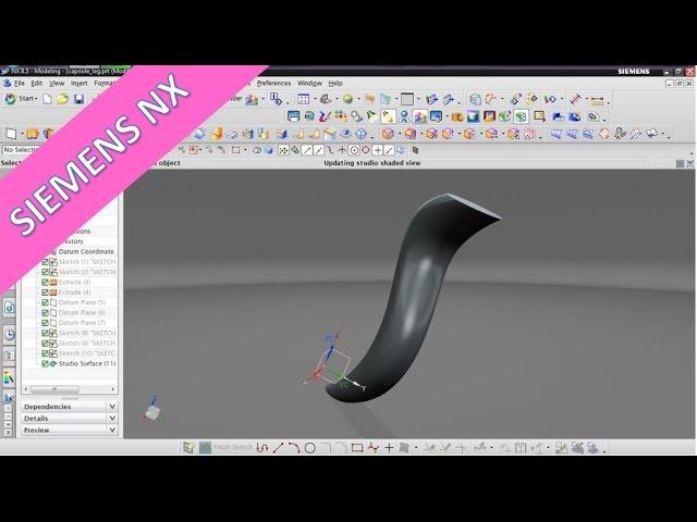 Userwish 5 - Siemens NX 8.5 Training - Studio Surface