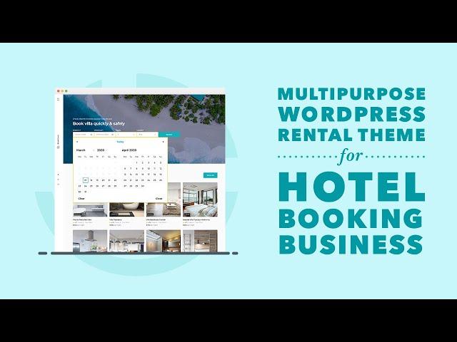 WordPress Rental Theme for Bed and Breakfast & Hotels: Booklium