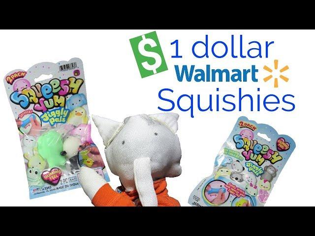 Unboxing Squeesh Yum Jiggly Pals! $1 Wal-Mart Squishies! Funny Squishy Skit