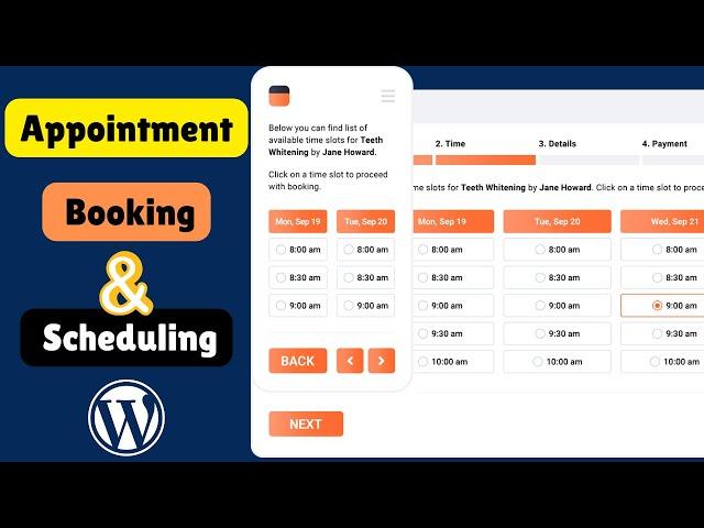 Appointment Booking and Scheduling Plugin for WordPress - EvaluTech