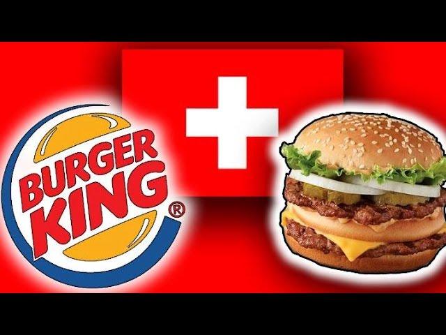 Trying Swiss Burger King (Zurich, Switzerland)