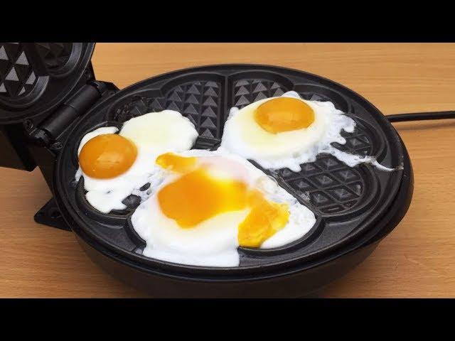 EXPERIMENT WAFFLE IRON vs Eggs