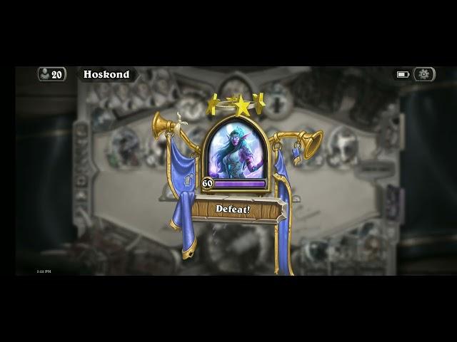 Hearthstone Classic. Friendly Bo5 Match. NoTimeToCry vs Hoskond. Pt.2.