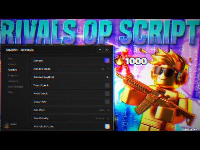 NEW UPDATE & RIVALS ROBLOX SCRIPT & UNLOCK ALL | GUI | AIMBOT, ESP | NO BAN | FREE DOWNLOAD