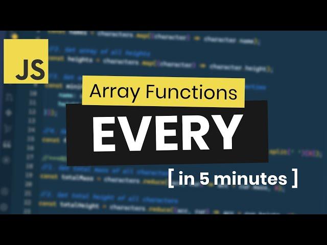 JavaScript Array Every Method Practice in 5 Minutes