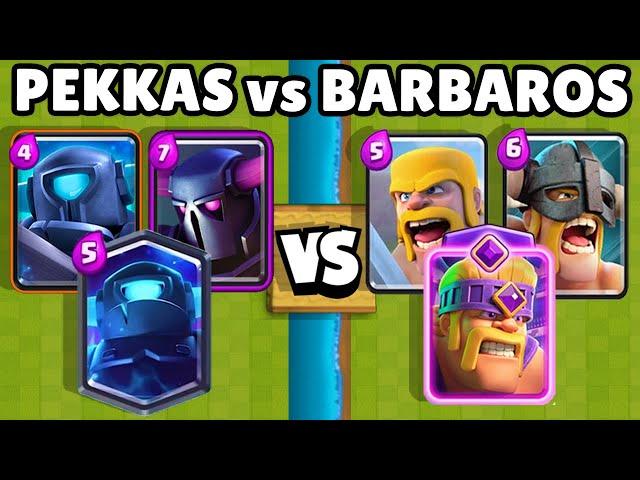 PEKKAS vs BARBAROS | OLIMPIADAS de CLASH ROYALE