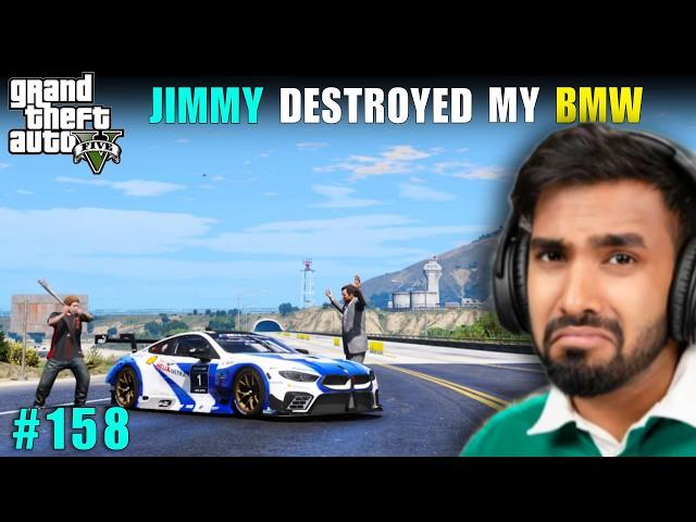 JIMMY DESTROYED MY BMW SPORTS CAR | TECHNO GAMERZ GTA 5 GAMEPLAY #158