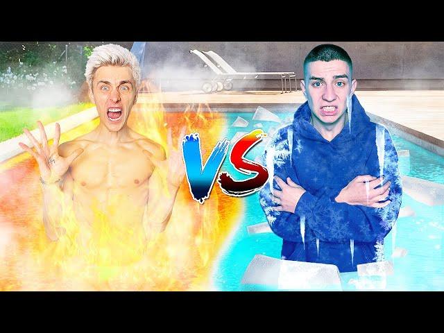 HOT vs COLD Pool Challenge !