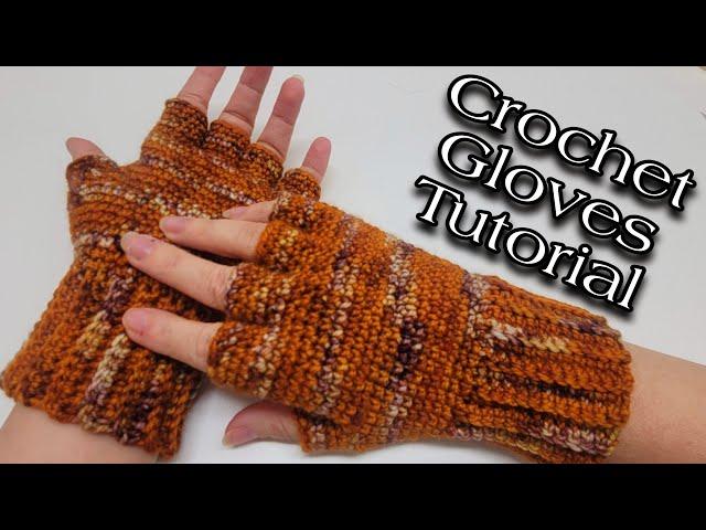 Crochet Gloves Tutorial / You Won't Believe How EASY These Are To Make