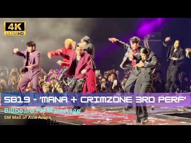 [FANCAM] SB19 - ‘MANA & Crimzone’ 3rd Performance at Billboard PH Mainstage SM MOA Arena (101524)