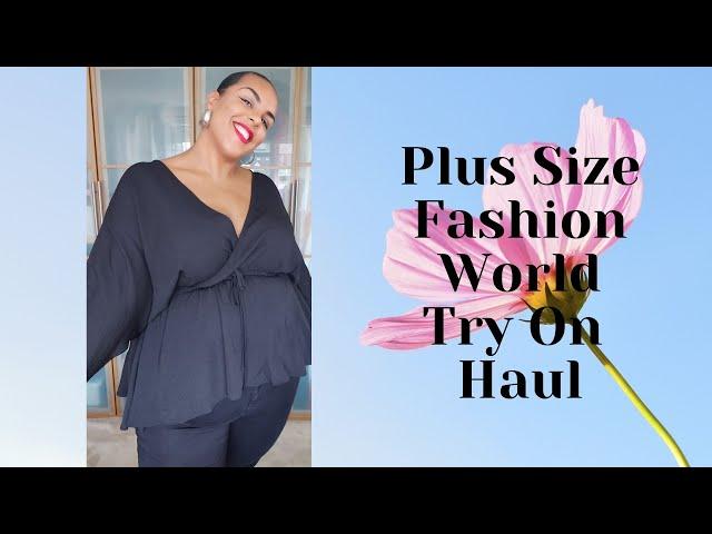 PLUS SIZE FASHION TRY ON HAUL *FASHION WORLD* #PLUSIZE #FASHIONWORLD #TRYONHAUL