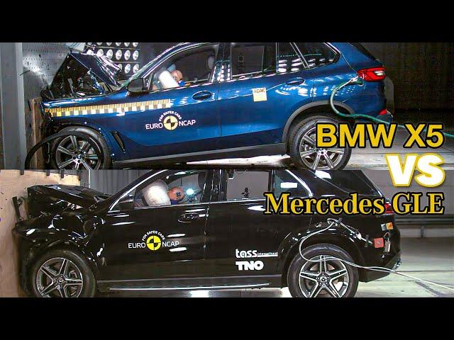 BMW X5 vs Mercedes GLE – Crash Test Comparison