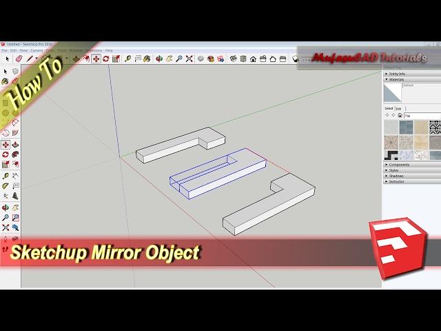 Sketchup How To Mirror Object