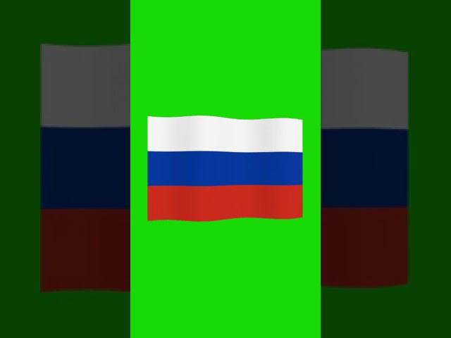 Russia flag green screen ll #greenscreen