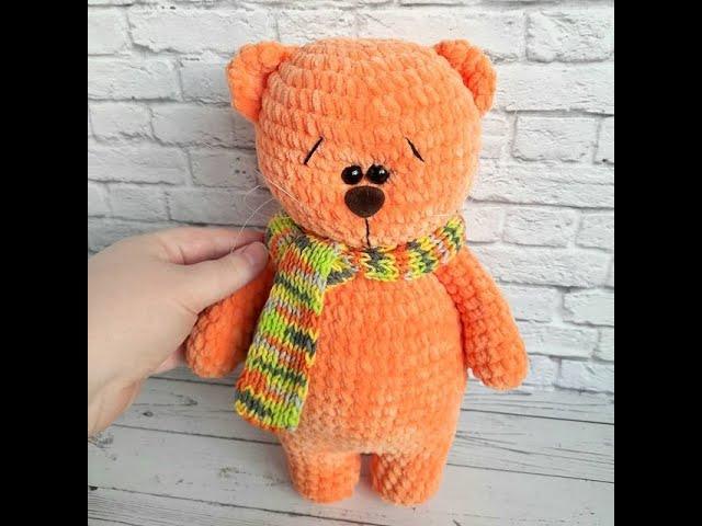 Плюшевый кот, котенок вязаный крючком/kitten crochet