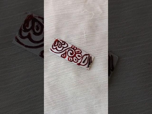 My Daughter first time make this design I hope you like it#shortvideo #art