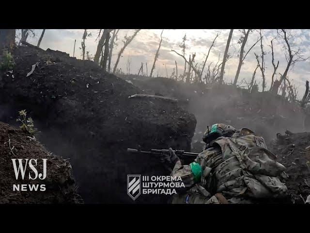 Watch: Ukrainian Troops in Fierce Trench Battle Near Bakhmut | WSJ News