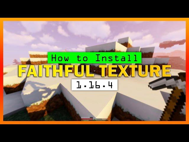 how to install faithful texture pack in minecraft (tutorial)