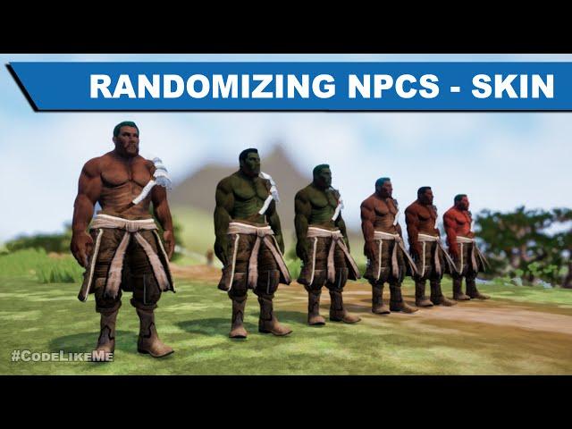 Character Randomization (Skin Color)  - UE4 Tutorials #371