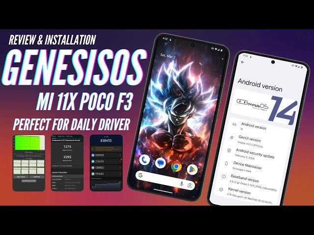 Brand New Custom Rom GenesisOS 1.0 For Mi 11x Poco F3 ( Review & Installation )