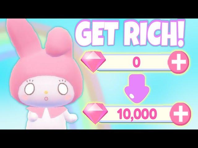 Get MORE Pink Diamonds (Updated) | Roblox My Hello Kitty Cafe 2024 | Riivv3r