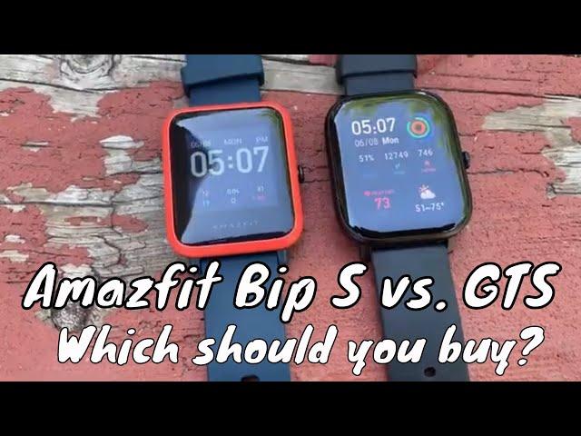 Amazfit Bip S vs Amazfit GTS | Which should you buy?