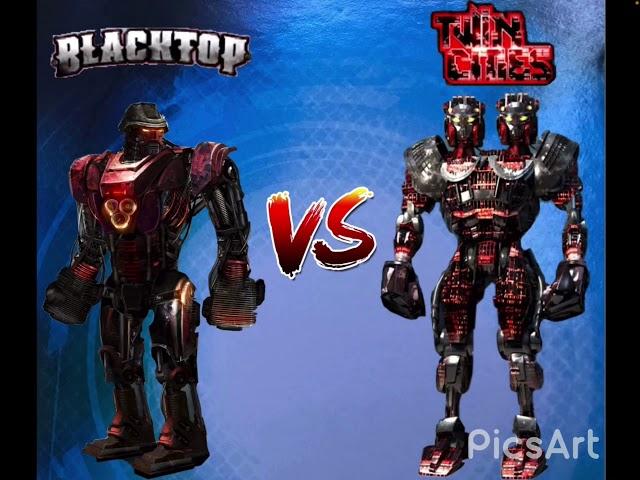 Real Steel tournament: BlackTop the bot out of hell VS Twin Cities the two headed tower of power