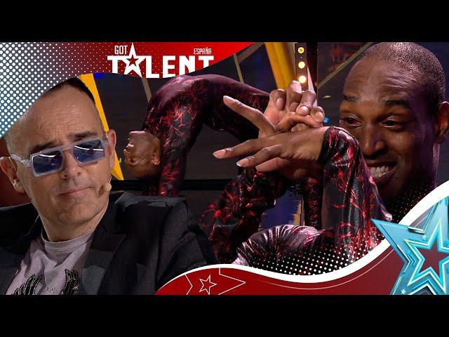 Troy James SCARES and shocks with his extreme CONTORSIONISM | Auditions 5 | Spain's Got Talent 2023