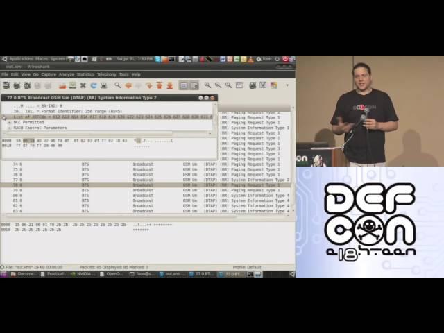 DEF CON 18 - Chris Paget - Practical Cellphone Spying