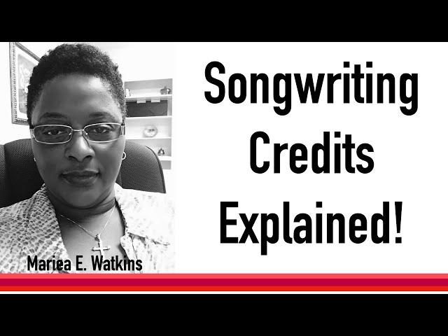 Songwriting Credits Explained