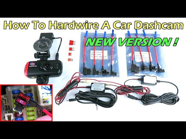 How To Hardwire A Car Dash Camera w/ Parking Mode - NEW VERSION