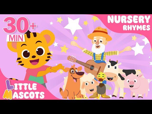 Old MacDonald  + more | Nursery Rhymes | Little Mascots Daily