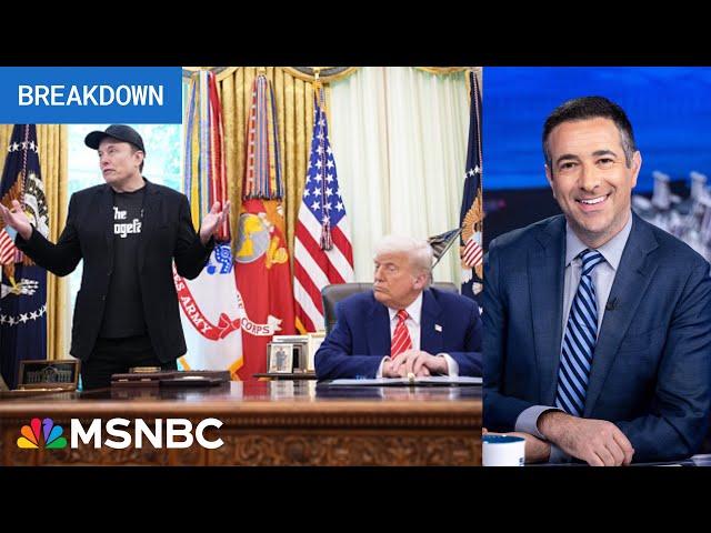 Elon Musk loses job, power and $50B! Melber on Musk's losing bet in Trump 2nd term