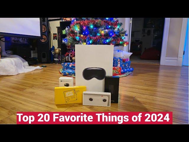 My Top 20 Favorite Things In 2024 I Tested and Used - Technology, Gaming, Phones, + More!