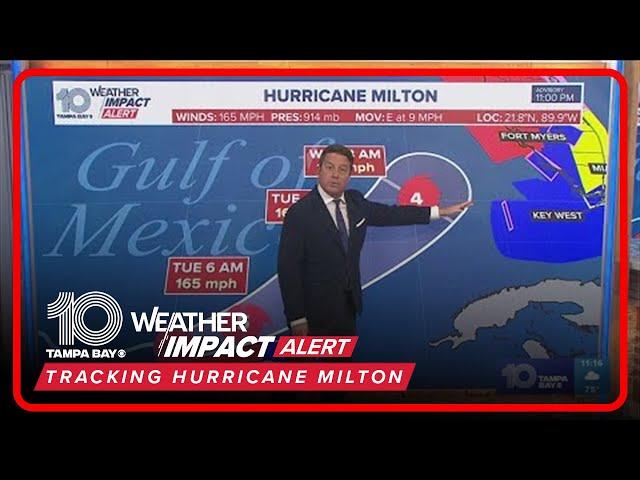 Hurricane Milton update: 11:15 p.m. Monday, Oct. 7