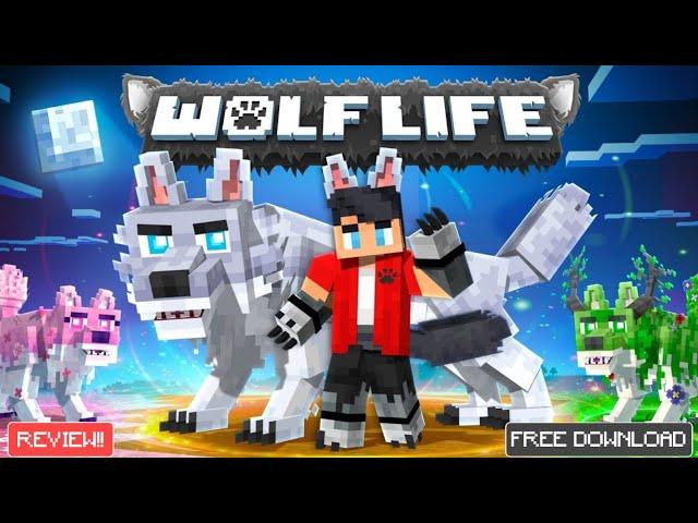  WOLF LIFE Minecraft Map - Review!!