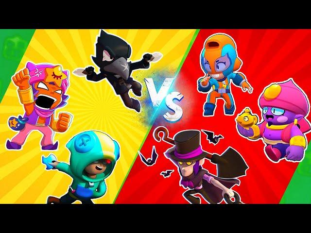 ЛЕГЕНДАРКИ ПРОТИВ МИФИЧЕСКИХ БРАВЛЕРОВ В БРАВЛ СТАРС | BRAWL STARS