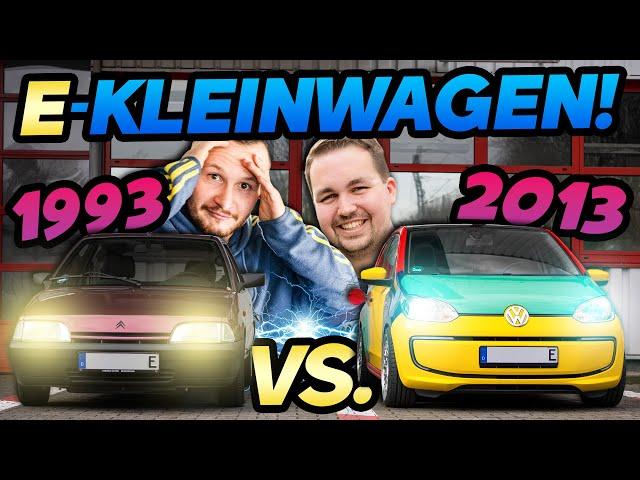 Wie schlägt sich ein E-OLDTIMER?! - Citroën AX Electrique vs. VW E-UP - Wir VERGLEICHEN!