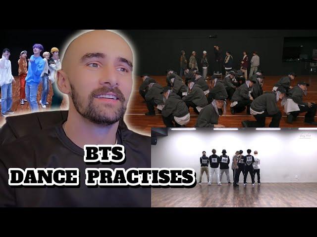 NEW K-POP FAN WATCHES BTS DANCE PRACTICES FOR THE FIRST TIME  REACTION