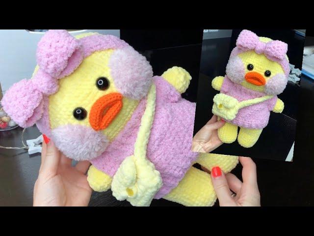 The best Duck LaLaFanFan crochet  Master class / Detailed description / LaLaFanFan do-it-yourself