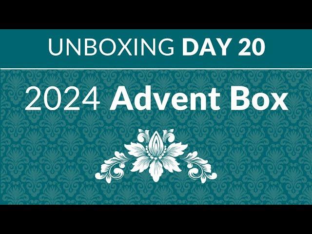 Unboxing Day 20 of the 2024 Sallie Tomato Advent Box!