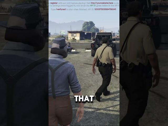 he parked upside down officer! #gta #gtaonline #fivemtroll #gaming#fivemtrolling #gtarp #gtav #fivem