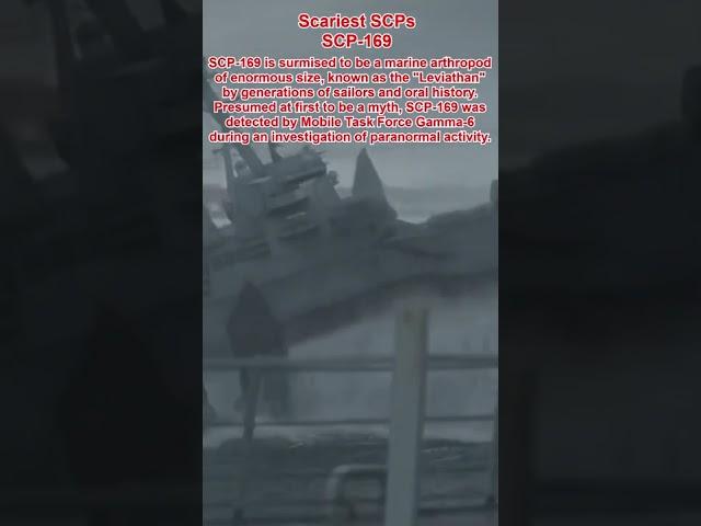 Scariest SCPs SCP 169