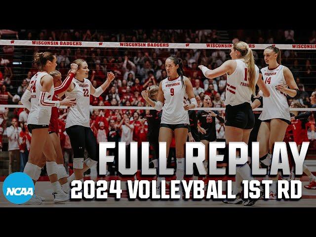Wisconsin vs. Fairfield: 2024 NCAA volleyball first round | FULL REPLAY