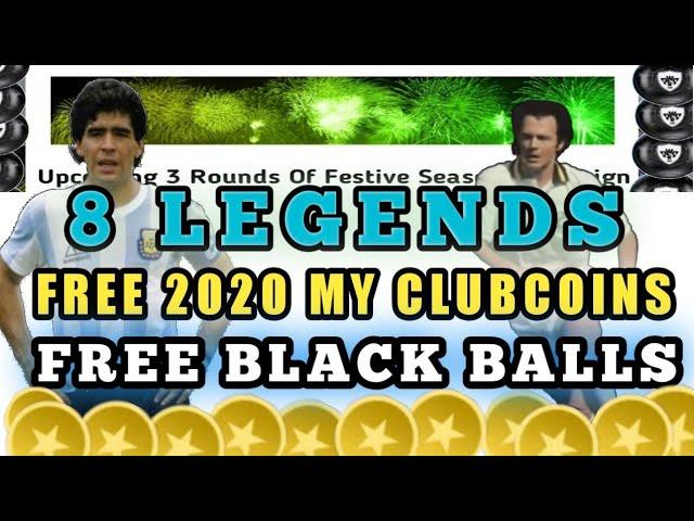 Festive Season Campaign Round 3 || 8 Legends , Free myClub , Free Black ball & More..... || Pes2020