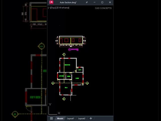 "Make Auto Section in One Command | AutoCAD Tutorial"