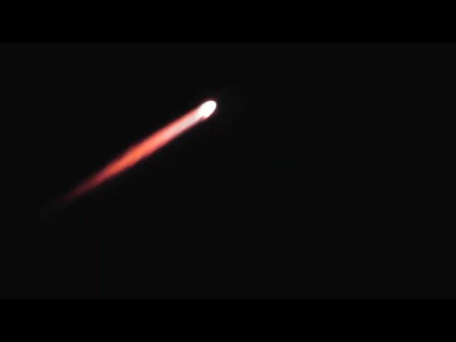 YOO! A big strange object enters in the sky on Florida today at 10:47PM with cool flames(HD version)