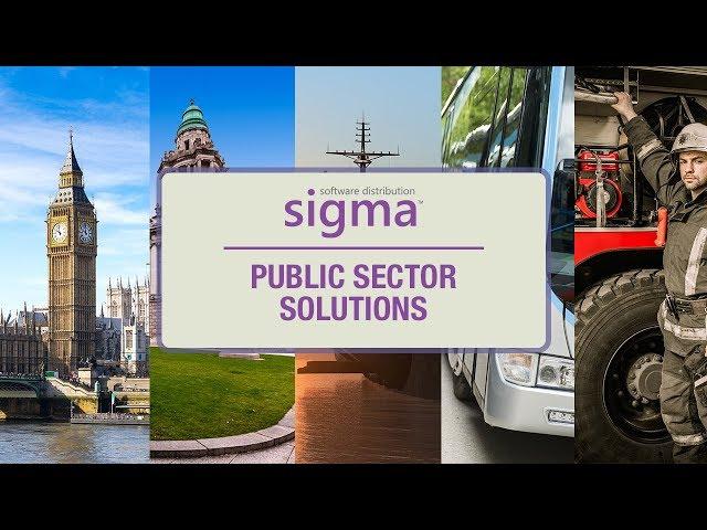 Public Sector Solutions from Sigma Software Distribution